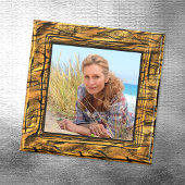 Aimant Bordure de photo des bandes de tigres