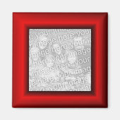 Aimant Bordure Faux rouge (Devant)