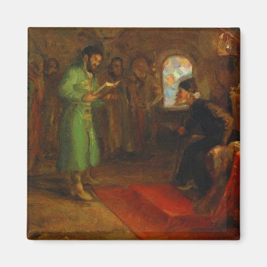 Aimant Boris Godunov avec Ivan le Terrible (Devant)