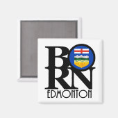 Aimant BORN Edmonton Alberta (Recto/Verso)