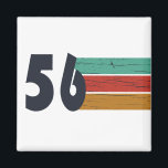 Aimant Born in 1956 vintage 70th birthday party<br><div class="desc">Add some originality to your wardrobe with this vintage sunset birthday graphic design featuring an awesome typography font. It's a great gift idea for men,  women,  husbands,  wives,  grandmothers,  and grandfathers who will love this unique artwork. The perfect funny holiday present for a happy birthday party.</div>