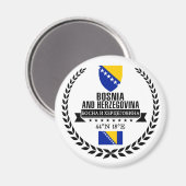 Aimant Bosnie-Herzégovine (Recto/Verso)