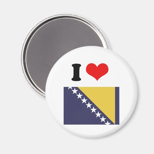 Aimant Bosnie-Herzégovine (Recto/Verso)