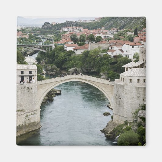 Aimant Bosnie-Herzégovine - Mostar. L'ancien pont (Devant)