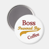 Aimant Boss Alimenté Par Café (Recto/Verso)