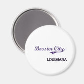 Aimant Bossier City Louisiana City Classic (Recto/Verso)