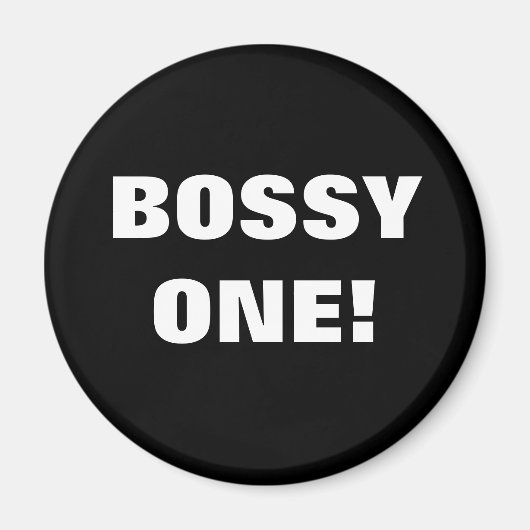 AIMANT BOSSY ONE ! (Devant)