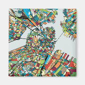 Aimant Boston City USA (Devant)