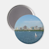 Aimant Boston et la rivière Charles (Recto/Verso)