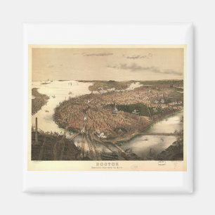 Aimant Boston, le Massachusetts en 1877