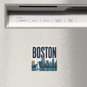 Aimant ⚓ Boston Massachusetts Historique (In Situ (Lave-vaisselle))