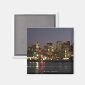 Aimant Boston, Massachusetts skyline 4 (Recto/Verso)