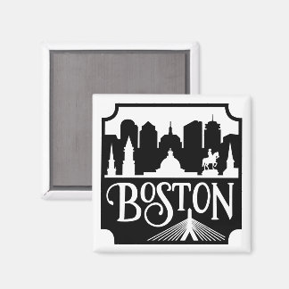 Aimant Boston Skyline