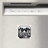 Aimant Boston Skyline (In Situ (Lave-vaisselle))