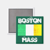 Aimant Boston Strong Irish Pride – Irish Flag Boston MA (Recto/Verso)