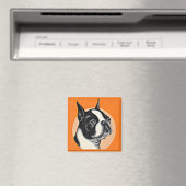 Aimant Boston terrier (In Situ (Lave-vaisselle))