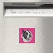Aimant Boston terrier (In Situ (Lave-vaisselle))