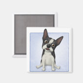 Aimant Boston Terrier BOST1 (Recto/Verso)