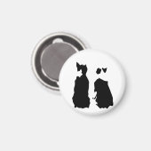 AIMANT BOSTON TERRIER KOTARO & TEN TEN (Recto/Verso)