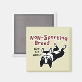 Aimant Boston Terrier "Non Sporting Breed" (Recto/Verso)