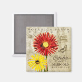 Aimant Botanica Octobre (Recto/Verso)
