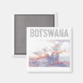 Aimant Botswana Kubu Island Baobab Tree Magazine (Recto/Verso)