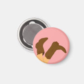 Aimant Bottes Cowboy (Recto/Verso)