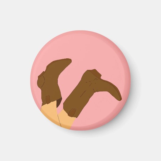 Aimant Bottes Cowboy (Devant)