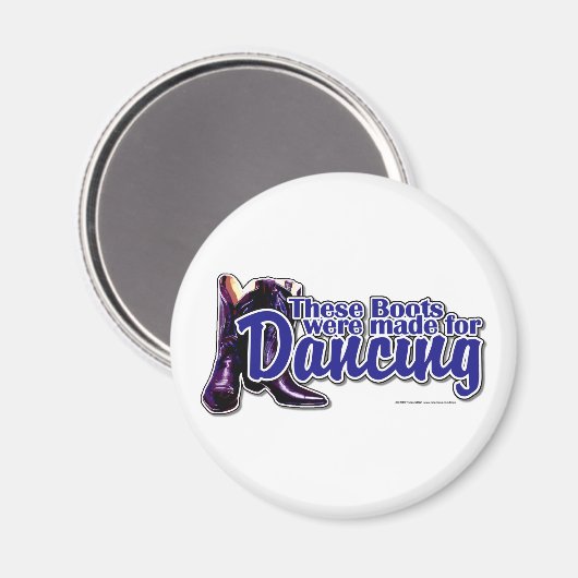 Aimant Bottes dansantes (Recto/Verso)