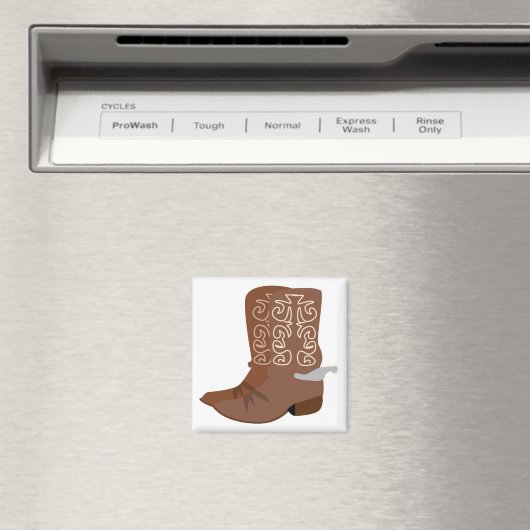 Aimant Bottes de cowboy avec éperons (In Situ (Lave-vaisselle))