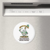 Aimant Botto Manifest Boss Mode Retro 1930s Cartoon Potio (In Situ (Lave-vaisselle))