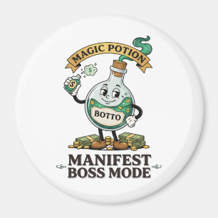 Aimant Botto Manifest Mode Patron Dessin Animé Rétro 1930