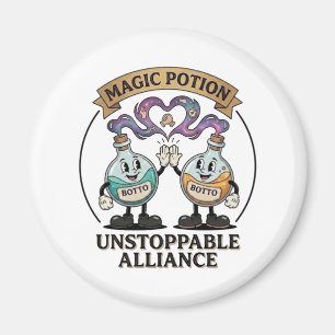 Aimant Botto Marque Alliance Rétro Magie Potio