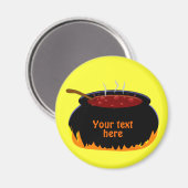 Aimant Boubbling Witch Cauldron Fun Halloween (Recto/Verso)