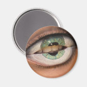 Aimant Bouche aux yeux verts (Recto/Verso)