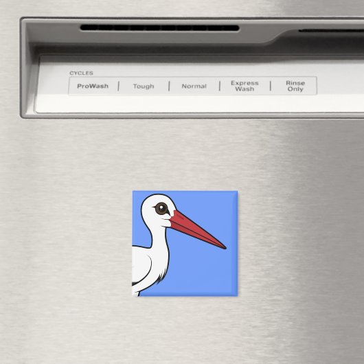 Aimant Bouche blanche Birdorable (In Situ (Lave-vaisselle))