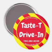 Aimant Bouche-T-Lecteur-En-Rouge/Jaune (Recto/Verso)