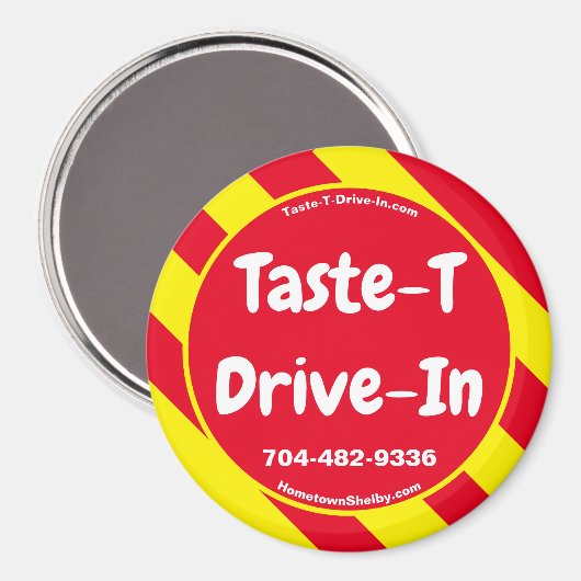 Aimant Bouche-T-Lecteur-En-Rouge/Jaune (Recto/Verso)