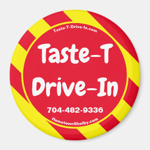 Aimant Bouche-T-Lecteur-En-Rouge/Jaune