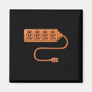 Aimant Bouchon Et Couples De Prise Électrique Hallowee