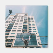 Aimant Boucle de basket-ball cool (Devant)