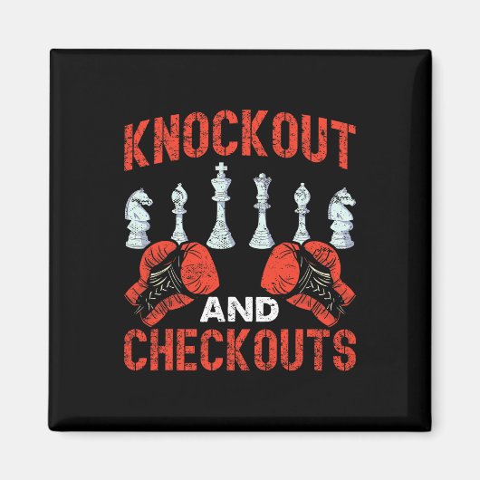 Aimant Boucle Et Financements Chess Boxe D'Échecs (Devant)