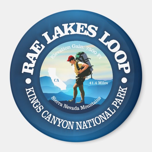 Aimant Boucle Rae Lakes (C) (Devant)