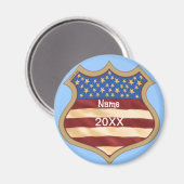 Aimant Bouclier de campagne politique (Recto/Verso)