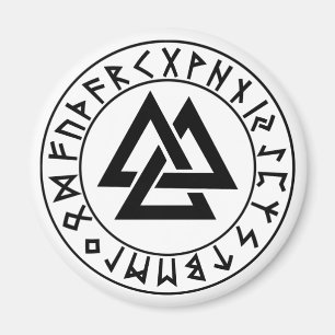 Aimant bouclier de Rune de Tri Triangle d'aimant