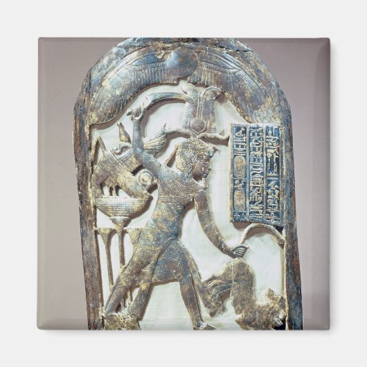 Aimant Bouclier électoral représentant le roi en train de (Devant)