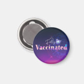 Aimant Bouclier holographique entièrement vacciné (Recto/Verso)