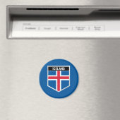 Aimant Bouclier indicateur Islande (In Situ (Lave-vaisselle))