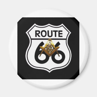 Aimant Bouclier Masonic Route 66