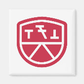 Aimant Bouclier Phi Sigma Kappa (Devant)
